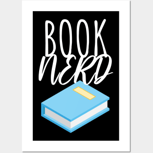 Bookworm book nerd Posters and Art